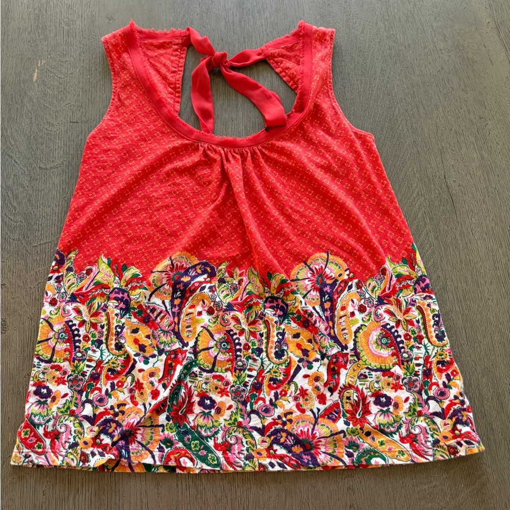 Women’s Akemi + Kin Colorful Floral Print  Tank Size XS